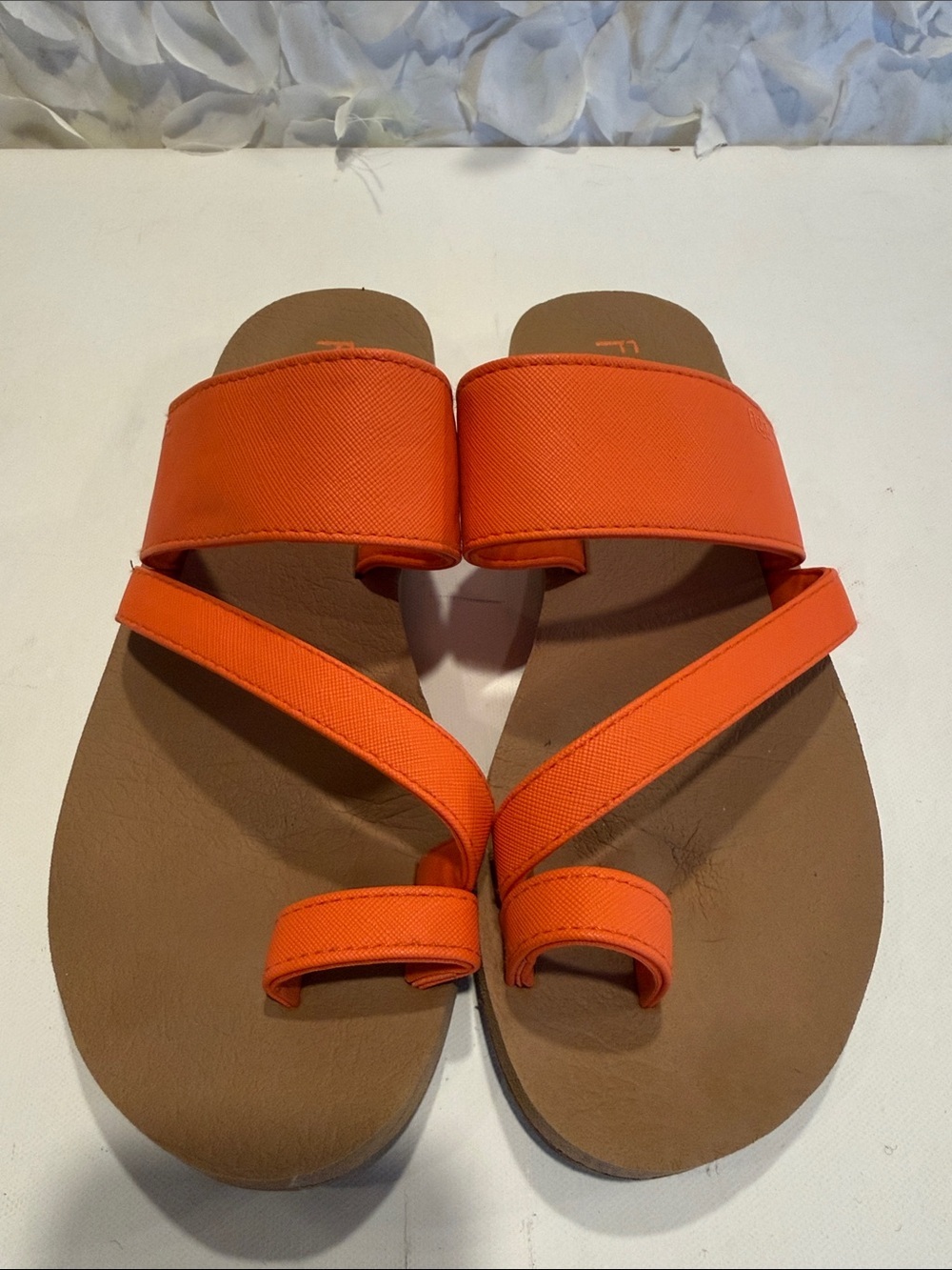 Flojos Orange Multi-Strap Women’s Sandals